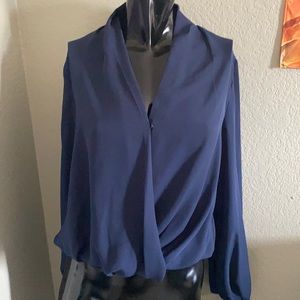 Navy blouse